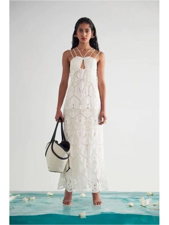 cult gaia Dresses & Skirts - Cult Gaia Women's Everly lace dress size L NWT